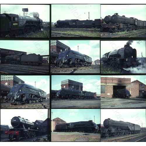 504 - Railway. BR Steam. A small selection of 21 x 35mm, original Agfa colour slides. The slides date from... 