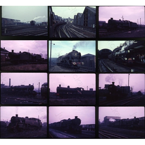 506 - Railway. BR Steam. A small selection of 31 x 35mm, original Agfa and Kodak colour slides. The slides... 