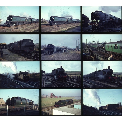 507 - Railway. BR Steam. A small selection of 38 x 35mm, original Agfa colour slides. The slides date from... 