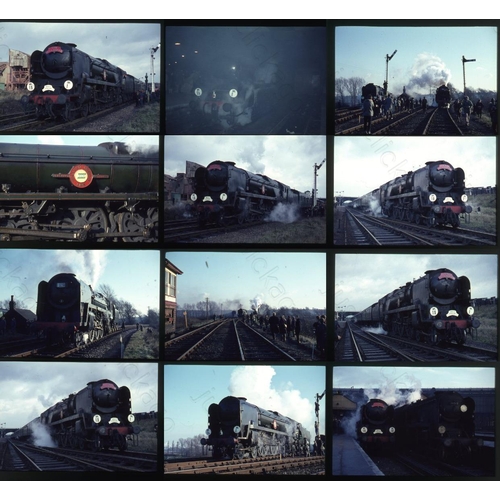 508 - Railway. BR Steam. A small selection of 17 x 35mm, original Agfa colour slides. The slides date from... 