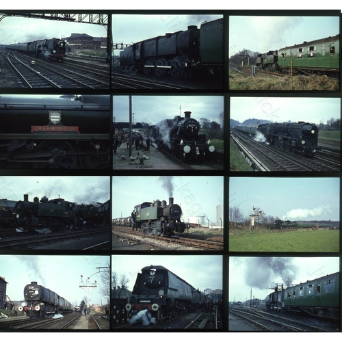 509 - Railway. BR Steam. A small selection of 29 x 35mm, original Agfa colour slides. The slides date from... 