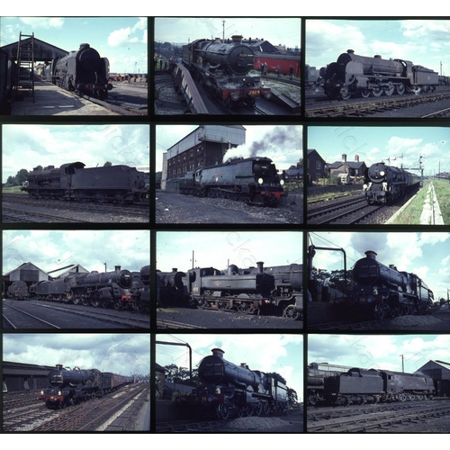 510 - Railway. BR Steam. A small selection of 25 x 35mm, original Agfa colour slides. The slides date from... 