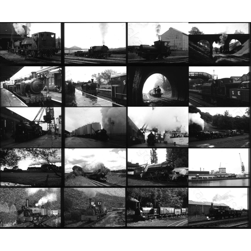 512 - Railway. Heritage Railways. A large assortment of approx. 400 x 35mm, black and white positives, rem... 