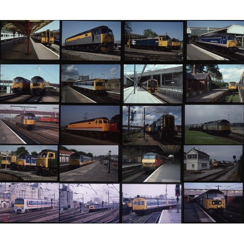 536 - Railway. Modern Traction. A good assortment of approx. 370 x 35mm colour slides, on Kodak (most) and... 