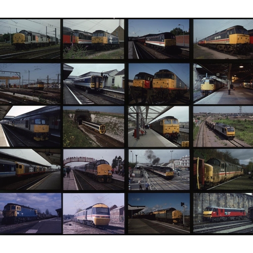 536 - Railway. Modern Traction. A good assortment of approx. 370 x 35mm colour slides, on Kodak (most) and... 