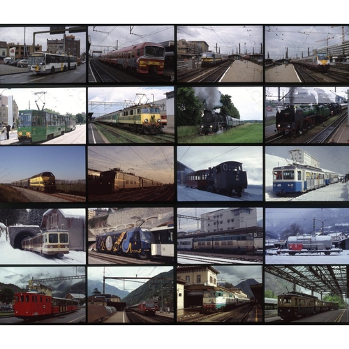 538 - Railway. Overseas Traction. An assortment of approx. 460 x 35mm, colour slides, on Fuji film stock. ... 