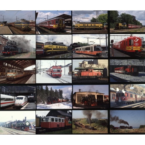 538 - Railway. Overseas Traction. An assortment of approx. 460 x 35mm, colour slides, on Fuji film stock. ... 