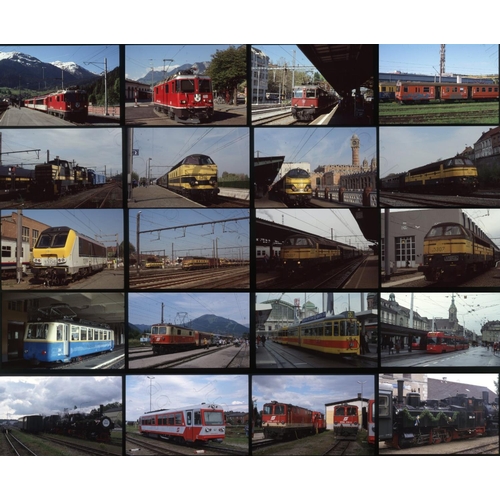 539 - Railway. Overseas Traction. An assortment of approx. 500 x 35mm, colour slides, on Fuji film stock. ... 