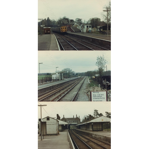 56 - Railway. Heritage Steam, modern traction and infrastructure A collection of approx. 150 x 35mm colou...