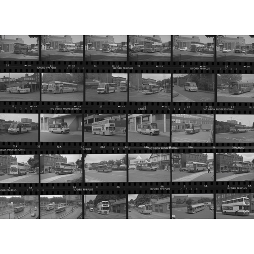 579 - U.K. Bus. A selection of approx. 400 x 35mm, black and white negatives, in strips. The photos featur...