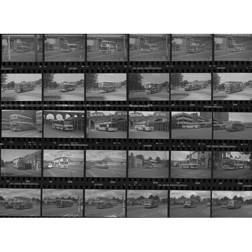 580 - U.K. Bus. A selection of approx. 400 x 35mm, black and white negatives, in strips. The photos featur...