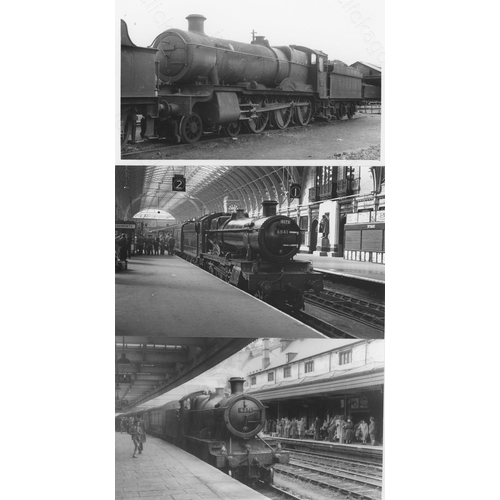 80 - Railway. G.W.R. Locomotives. A box of Approx. 700, black and white, postcard size prints. The prints... 