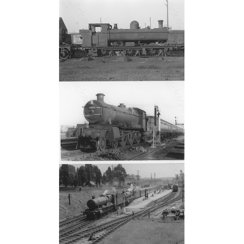 80 - Railway. G.W.R. Locomotives. A box of Approx. 700, black and white, postcard size prints. The prints... 