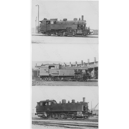 98 - Railway. Overseas Traction - WEST GERMANY. A collection of approx. 300, black and white, postcard si... 