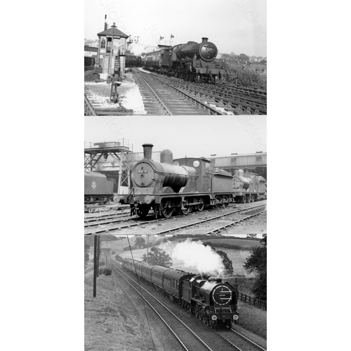 10 - Railway. B.R. Steam. A box of Approx. 700, black and white, postcard size prints. The prints feature... 