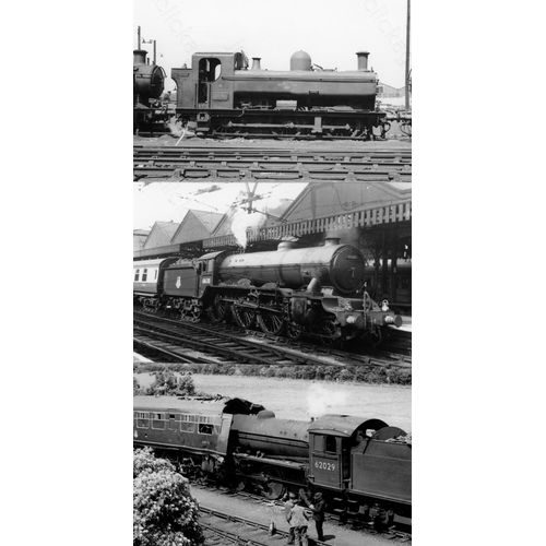 10 - Railway. B.R. Steam. A box of Approx. 700, black and white, postcard size prints. The prints feature... 