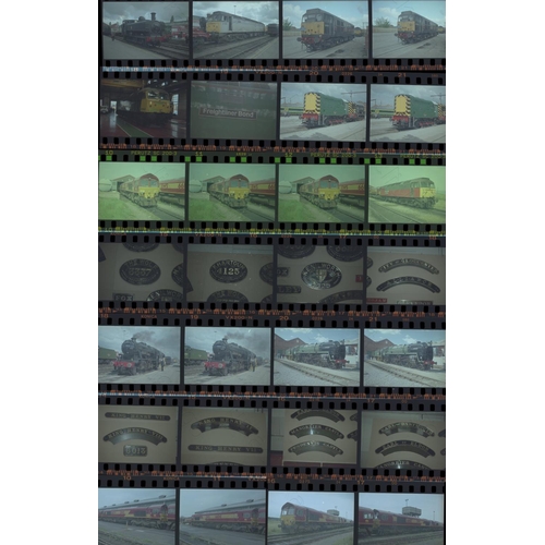 102 - Railway. Modern Traction. A collection of approx. 280 x 35mm colour negatives (mostly in strips), fr... 