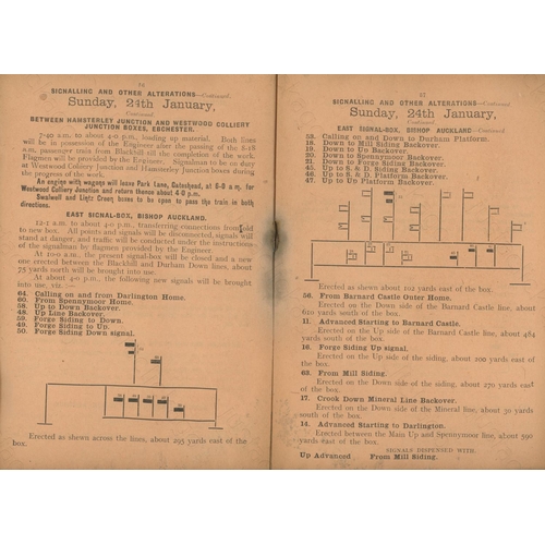 112 - Railway. Paper Railwayana. A North Eastern Railway leaflet dated 1909.  Issued at York, titled 