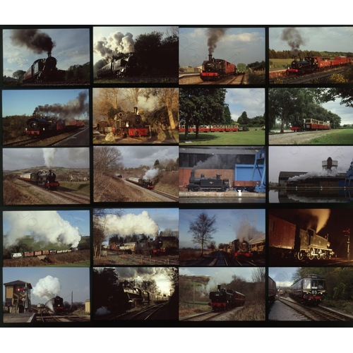 125 - Railway. Heritage Traction. A collection of approx. 700 x 35mm colour slides, mainly on Fujichrome f... 