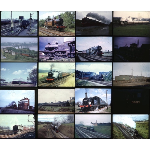 128 - Railway. BR Steam. A selection of approx. 120 x 35mm DUPLICATE  and original colour slides. The slid... 