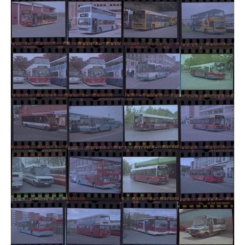 145 - U.K. Bus. A good quality selection of approx. 100 x 35mm, individual colour negatives. The negatives... 