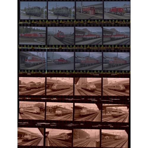 148 - Railway. Overseas Traction. A good quality selection of approx. 100 x 35mm, colour negatives and 35 ... 