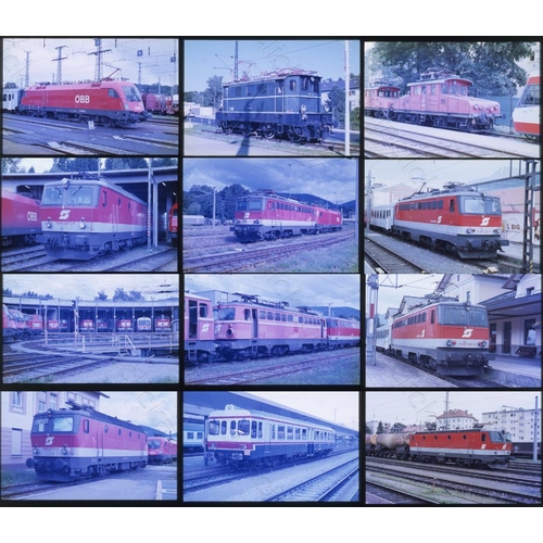 149 - Railway. Overseas Traction. A selection of approx. 159 x 35mm, colour slides, on mixed film stock. S... 