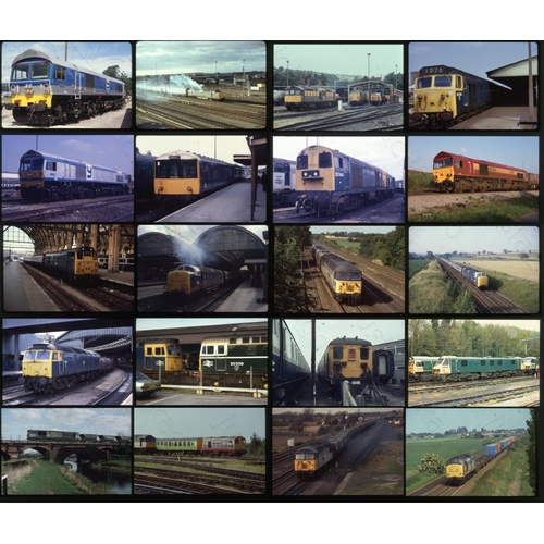 151 - Railway. Modern Traction. A good assortment of approx. 200 x 35mm, colour slides, on mixed film stoc... 