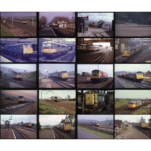 160 - Railway. Modern Traction. A good assortment of approx. 300 x 35mm, colour slides, on mixed film stoc... 