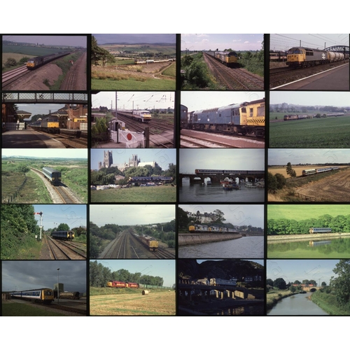 160 - Railway. Modern Traction. A good assortment of approx. 300 x 35mm, colour slides, on mixed film stoc... 