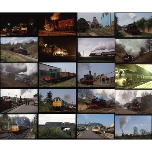 161 - Railway. Heritage Traction. A collection of approx. 470 x 35mm colour slides, mainly on Fujichrome f... 