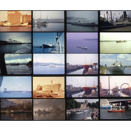 179 - Shipping. A selection of approx. 165 x 35mm, colour slides, on mixed film stock. The slides feature ... 