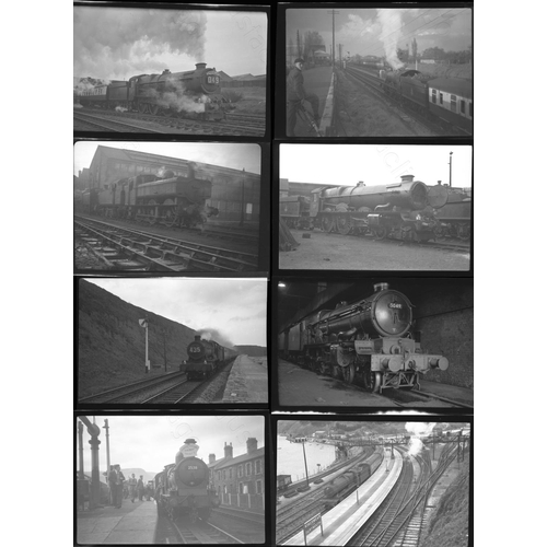 197 - Railway. B.R. Steam. A small selection of approx. 48 x medium and larger format, individual black an... 