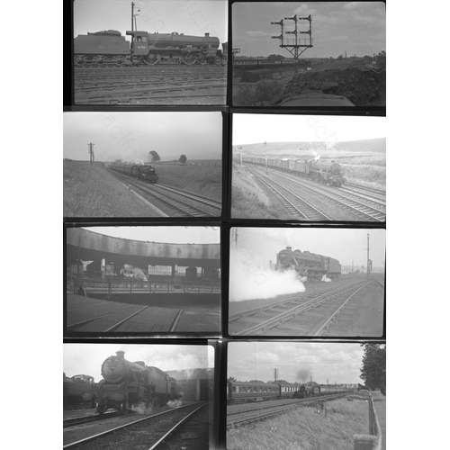 198 - Railway. B.R. Steam. A small selection of approx. 47 x larger format, individual black and white neg... 