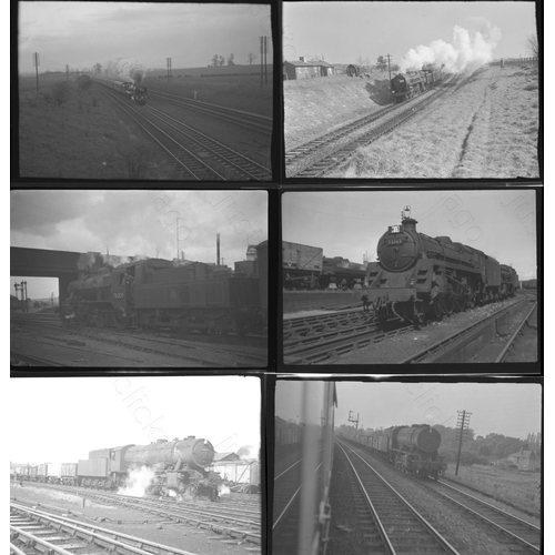 199 - Railway. B.R. Steam. A small selection of approx. 29 x medium and larger format, individual black an... 