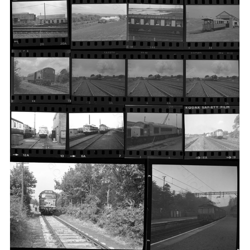 22 - Railway. Modern Traction, Industrial and Infrastructure. A selection of approx. 65 x 35mm and medium...