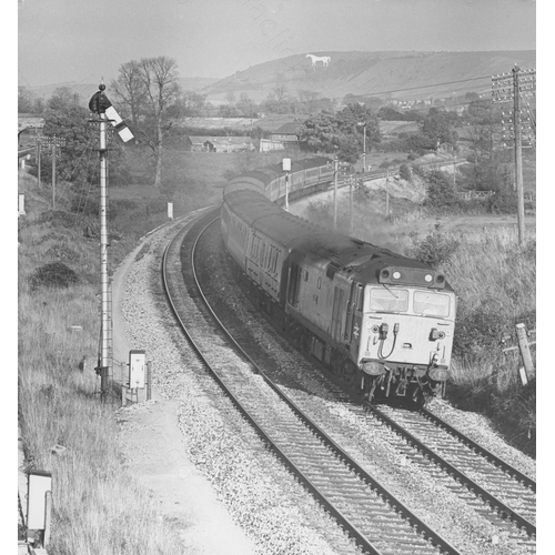 226 - Railway. Modern Traction. A collection of black and white print enlargements, in assorted sizes, the... 