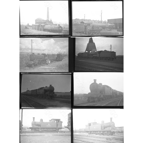 231 - Railway. B.R. Steam. A small selection of approx. 50 x medium and larger format, individual black an... 