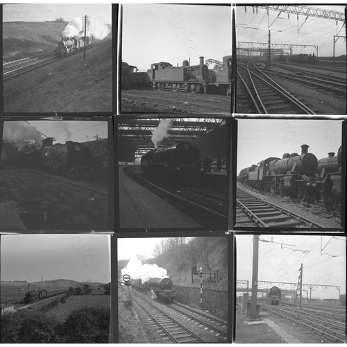 232 - Railway. B.R. Steam. A small selection of approx. 44 x medium format, individual black and white neg... 