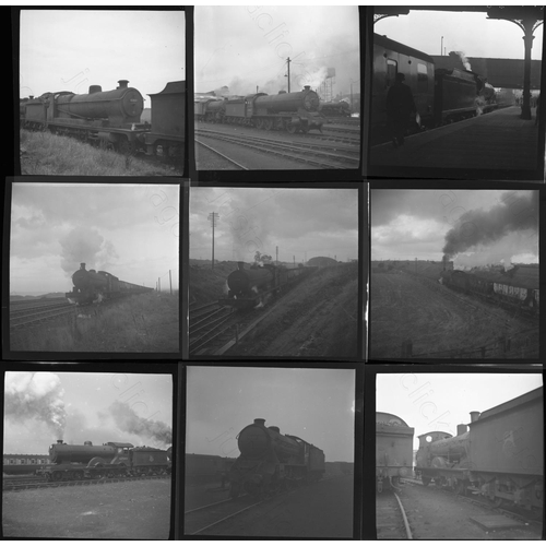 235 - Railway. B.R. Steam. A small selection of approx. 41 medium format, individual black and white negat... 