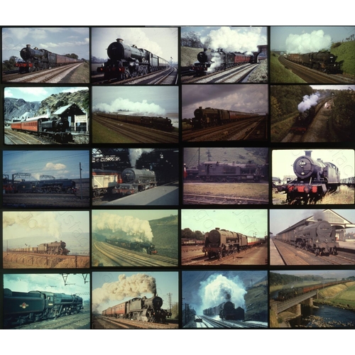 238 - Railway. B.R. Steam. A good assortment of approx. 200 x 35mm DUPLICATE, colour slides, housed in a p... 