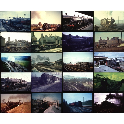 239 - Railway. B.R. Steam. A good assortment of approx. 200 x 35mm DUPLICATE, colour slides, housed in a p... 