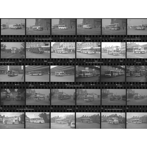 25 - U.K. Bus. A selection of approx. 400 x 35mm, black and white negatives, in strips. The photos featur...