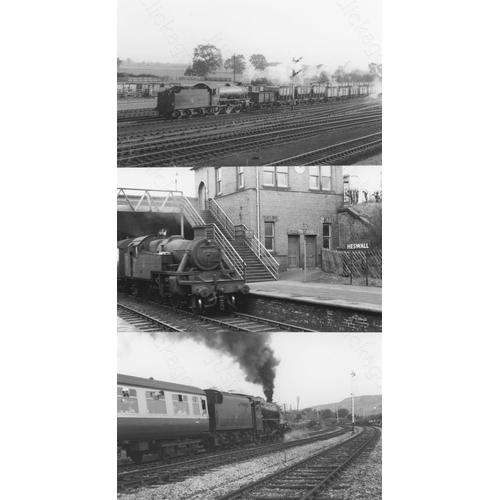 3 - Railway. B.R. Steam. A box of Approx. 700, black and white, postcard size prints. The prints feature... 