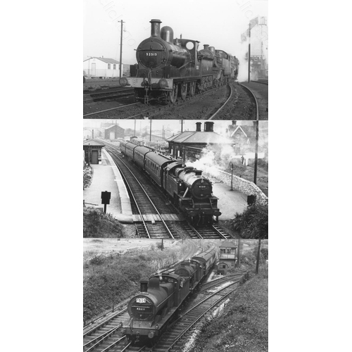 3 - Railway. B.R. Steam. A box of Approx. 700, black and white, postcard size prints. The prints feature... 