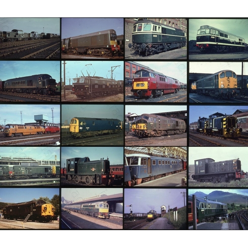 32 - Railway. Modern Traction. An assortment of modern traction,  DUPLICATE, 35mm colour slides (26 slide... 