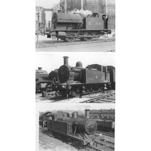 4 - Railway. B.R. Steam. A box of Approx. 750, black and white, postcard size prints. The prints feature... 