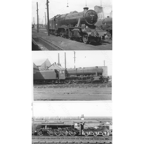 4 - Railway. B.R. Steam. A box of Approx. 750, black and white, postcard size prints. The prints feature... 