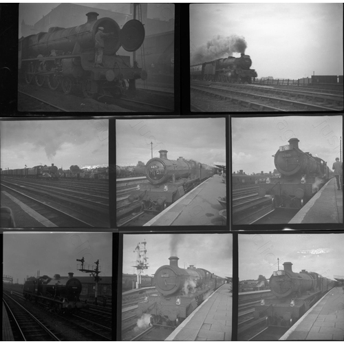 41 - Railway. B.R. Steam. A small selection of 50 x medium and larger format, black and white negatives. ... 