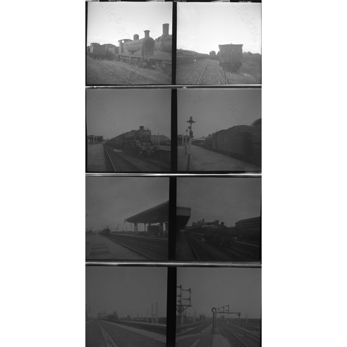 42 - Railway. B.R. Steam. A small selection of 68 x medium format, black and white negatives. The negativ... 